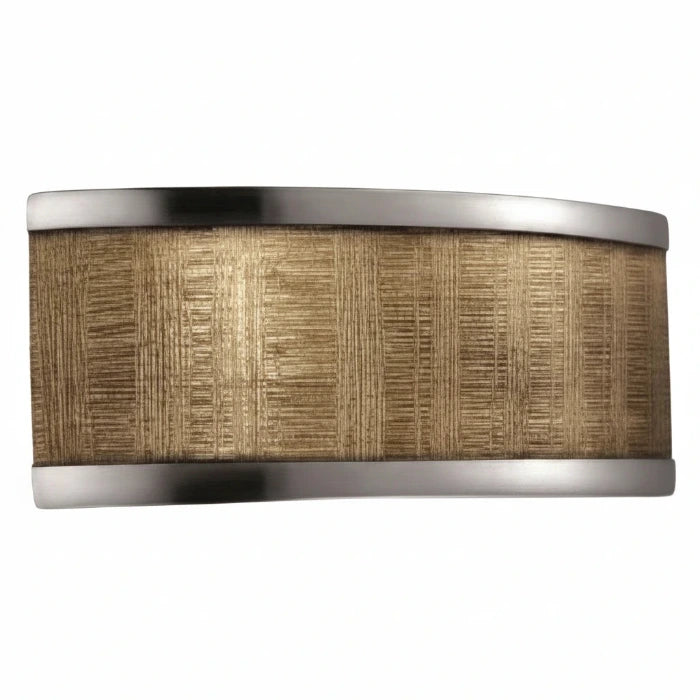 Wandleuchte Shine LED Leuchte Up Down antik gold mit Muster halbrund warmweiß Honsel Leuchten 18622 36cm breit 11 cm hoch