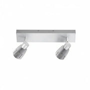 Wandstrahler Aluminium 2 flammig schwenkbar – Wandleuchte