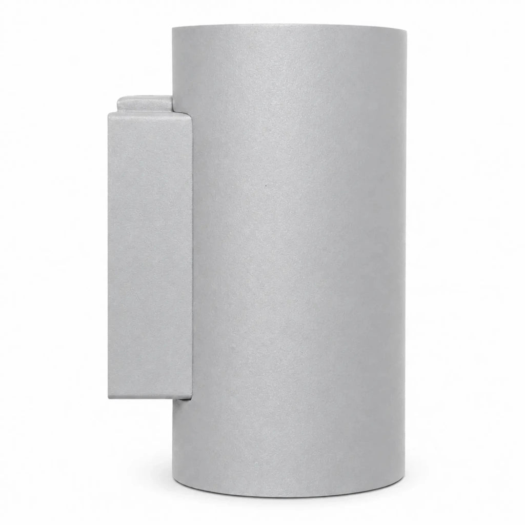 Wandstrahler aussen up down grau rund IP54