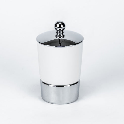 Wattestabchendose Kosmetikdose Dose m. Deckel Becher Keramik Kosmetikb – stilvolles Wohnaccessoire & Dekoartikel aus Europa