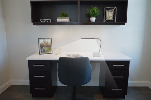 LED Schreibtischlampe Touch dimmbar silber weiß mit USB Anschluss