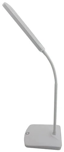 LED Schreibtischlampe Touch dimmbar silber weiß mit USB Anschluss