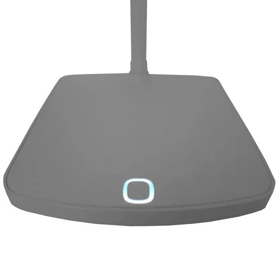 LED Schreibtischlampe Touch dimmbar silber weiß mit USB Anschluss