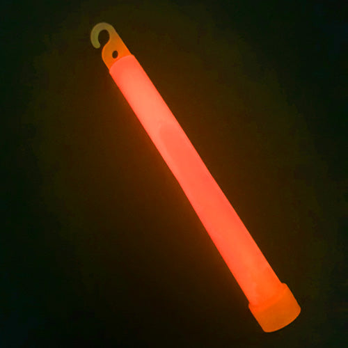 XL Knicklicht orange 15 cm mit Halskette