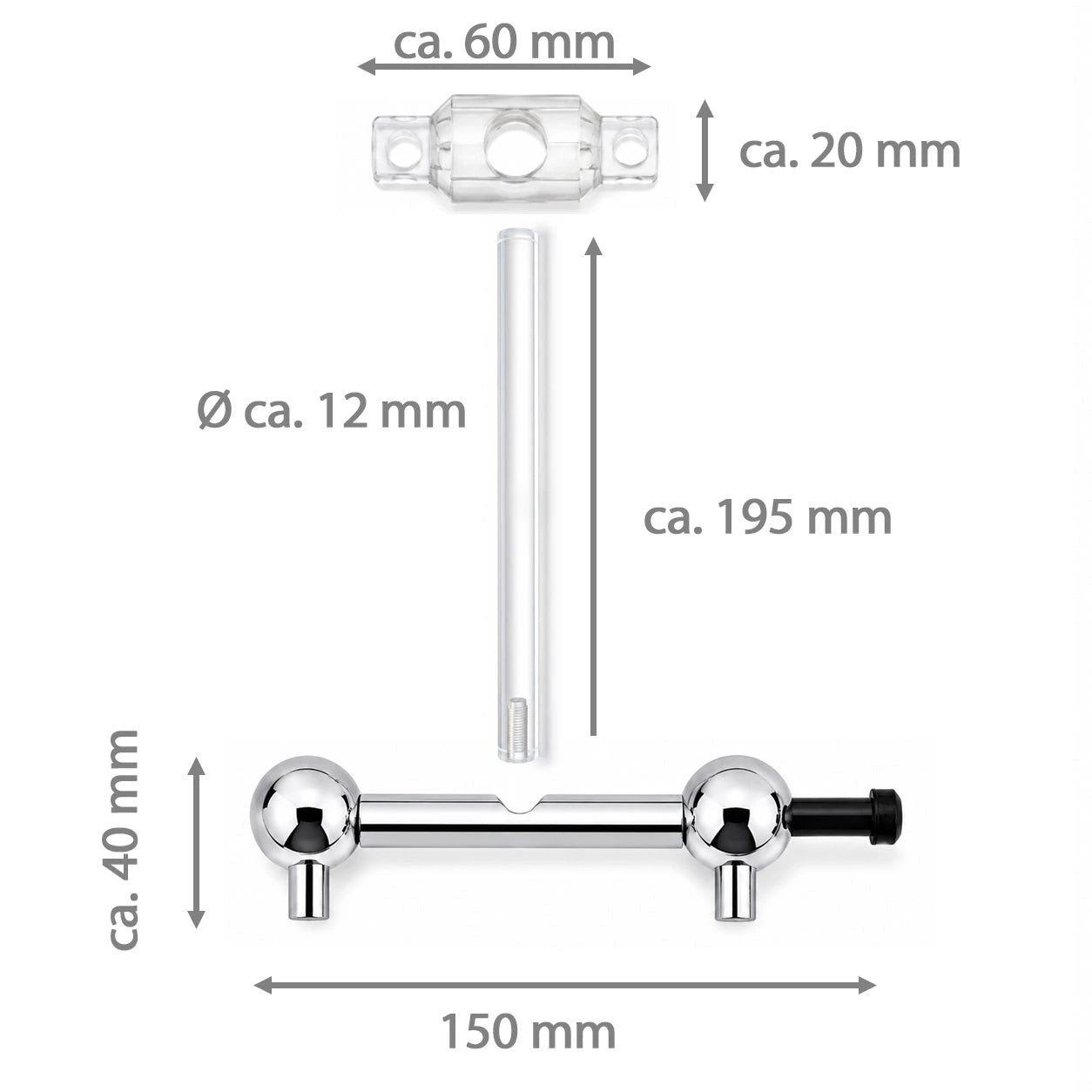 Seilsystemschalter Zu-Schalter 12V – Stromtrenner für LED & Halogen Seilsysteme