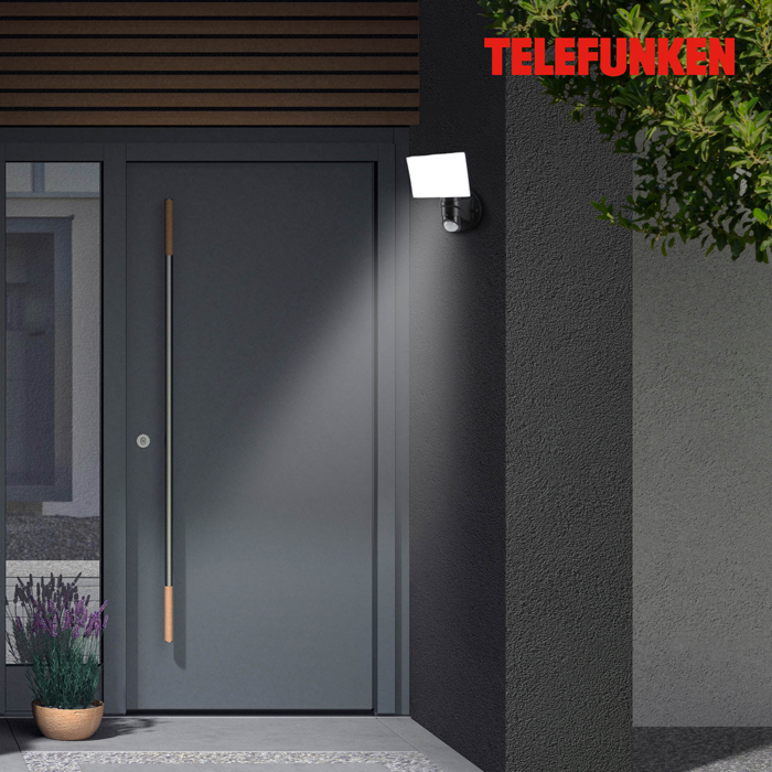 6-304305TF-telefunken-LED-Aussenleuchte-mit-Bewegungssensorschwarz-1600-Lm-IP44 LED Außenleuchte mit Bewegungssensorschwarz 1600 Lm IP44 Telefunken 304305TF