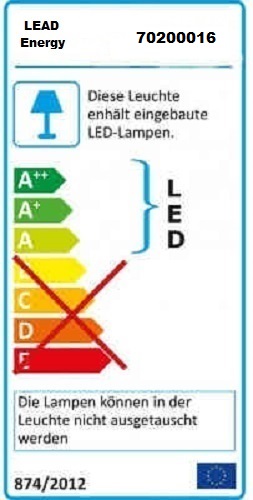 lead-energy-ledpanel-pb62-70200016 PB62 LED Einbaupanel weiß 62x62 cm 34W