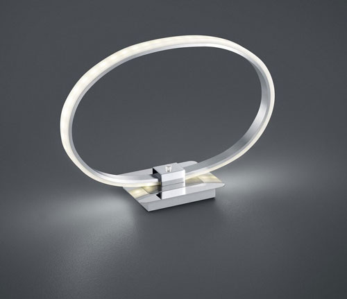 Corland Ringform Dimmer Touch Chrom LED Tischlampe SW13232 |