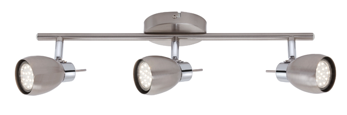 2736-032briloner-LED-Spot-TWO-3flg-nickel-matt-schwenkbar-inkl-GU10-LED LED Spot TWO 3flg nickel-matt schwenkbar inkl GU10 LED Briloner 2736-032